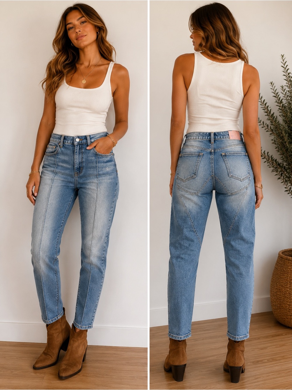 Revice Denim Womens Venus Star High-Rise  Blue Jeans Size 29‎